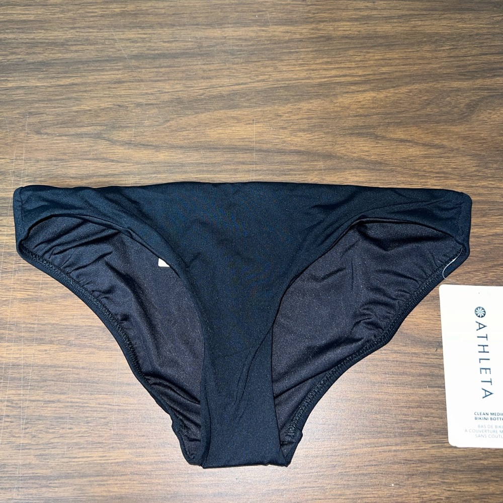Sz XS Athleta brand Clean XS bikini bottoms black